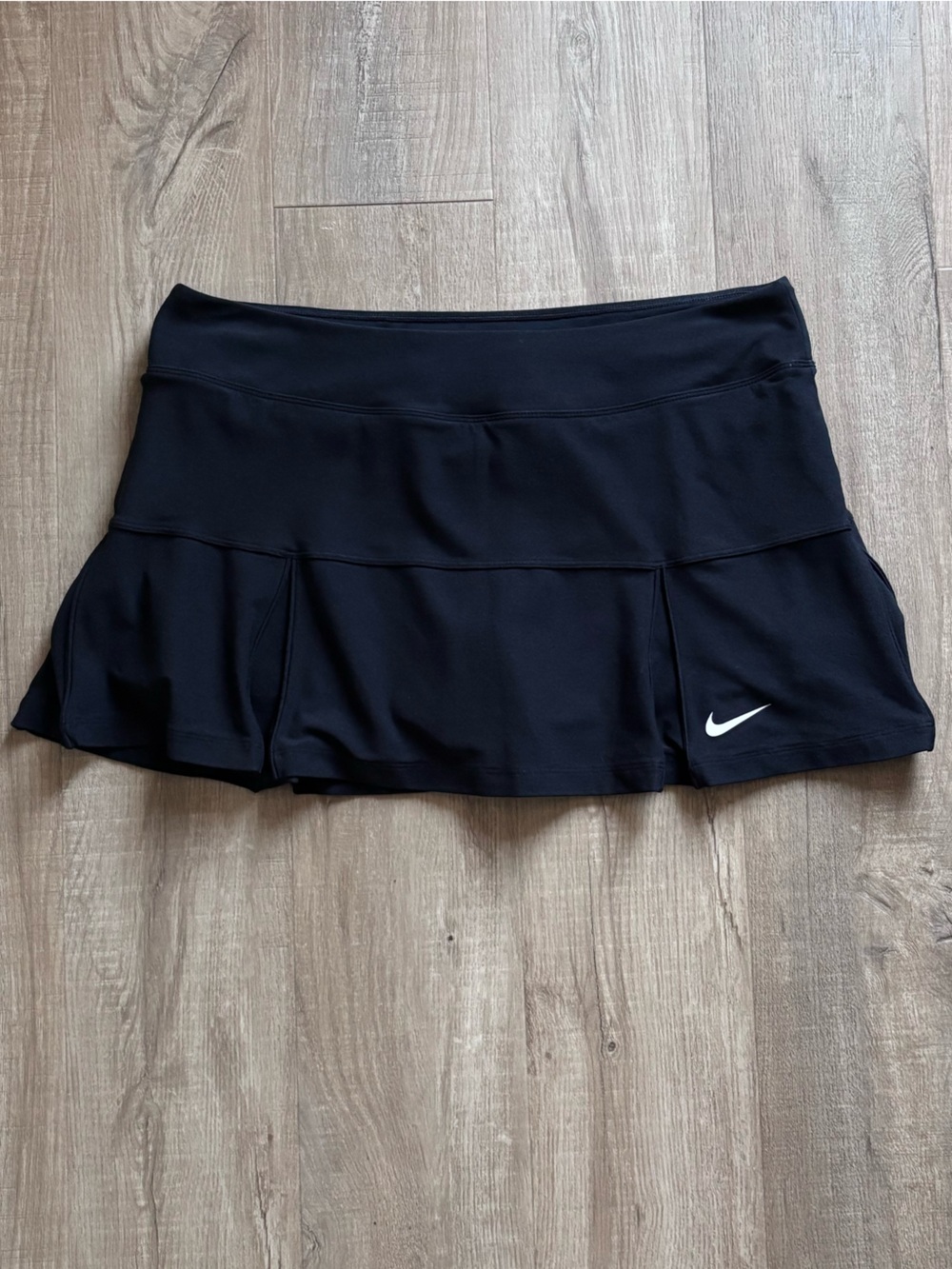 Nike Pleated Mini Skirt in Black